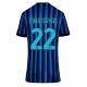 Inter Milan Henrikh Mkhitaryan #22 Hemma matchtröja Dam 2025-26 Kortärmad Billigt